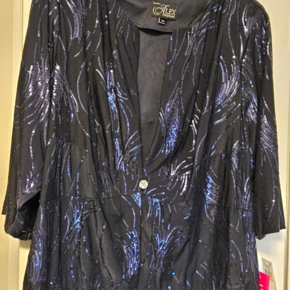 Alex Evening Navy 2-PC Garmet - NEW - Picture 3 of 8